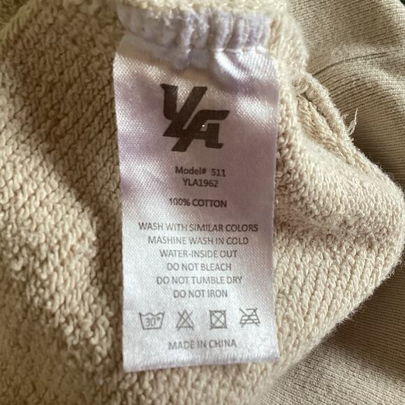 YoungLA 511 Mirror Hoodie Mens Medium Beige Heavyweight Cotton, Fall Streetwear - Picture 6 of 6